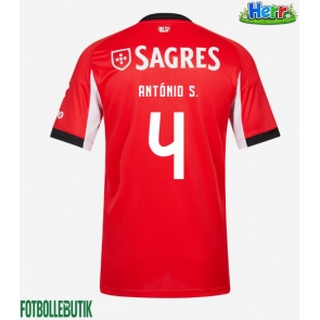 Benfica Antonio Silva #4 Hemmatröja 2025-26 Kortärmad